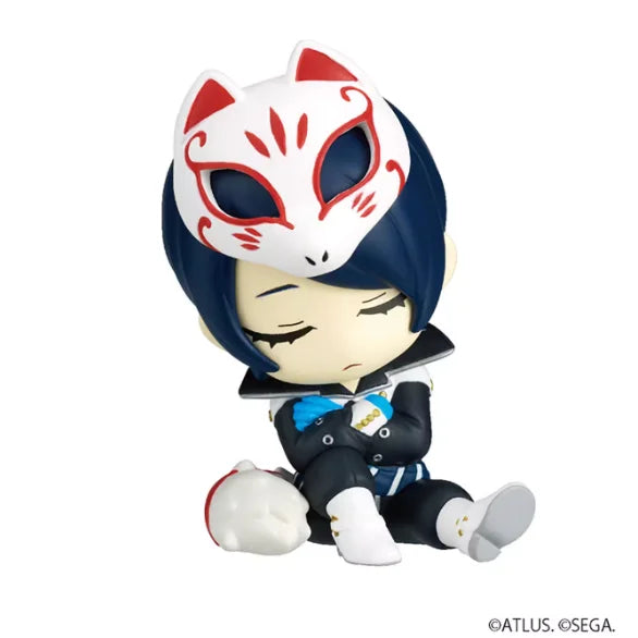 Persona 5 Amamiya Ren Morgana Shoulder On Shoulder Q-Version Model Desktop Ornament Anime Action Figure Model Toy Birthday Gift