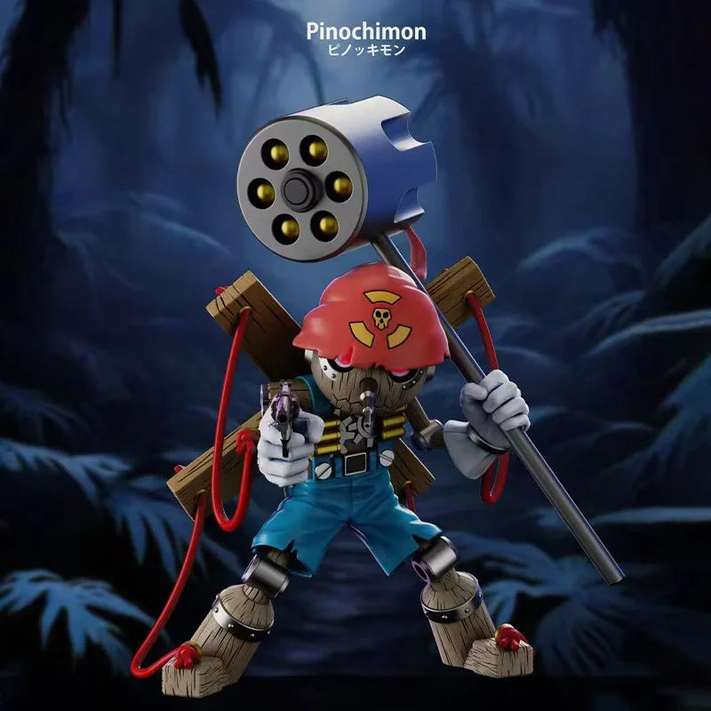 7 cm/2,76 Zoll Anime Digimon Adventure Figur Pinochimon Actionfiguren PVC Statue Sammlung Modell Spielzeug Geschenke