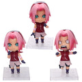 10CM Anime Naruto Shippuuden Kyuubi Haruno Sakura Figure (#872) Action Figure Model Sasuke Toy Gift Collection Doll Kakashi
