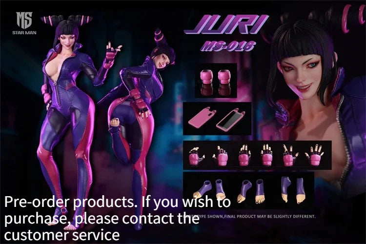 100% Original Premium Quality Pre-sale Anime STAR MAN MS-016 Spider Han Soo-Li 1/6 Scale Female Fighter Action Figure