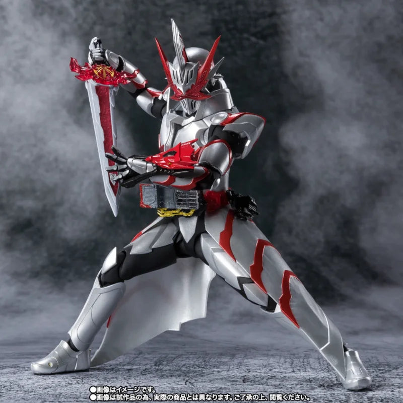 [In Stock] Bandai SHF Kamen Rider Soul Limited Saber Holy Sword Dragon Pattern Knight Articulated Figure  Anime Cartoon