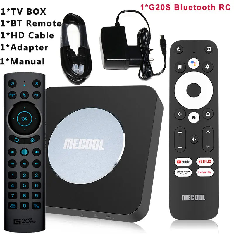Mecool KM2/KM2 plus 4K Android TV Box Amlogic S905X4 2GB 16GB USB3.0 100M LAN 2.4G 5G WiFi doby atmos Audio TV BOX 2025 new