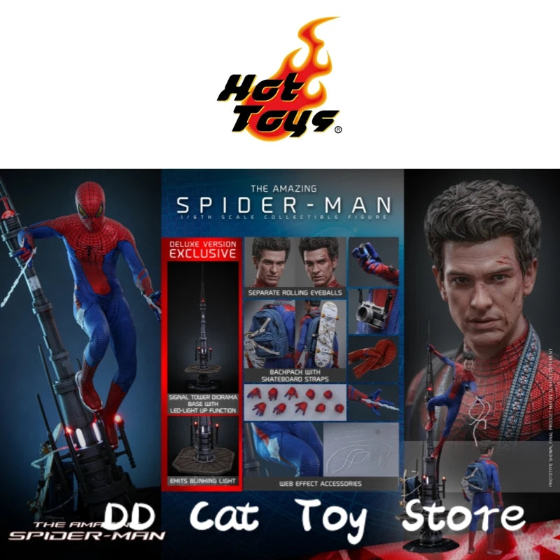 In Stock Genuine Hottoys HT 1/6 MMS771 MMS772 The Amazing Spider-Man Garfield 12inch Scacle Collectible Action Figure Model Toy