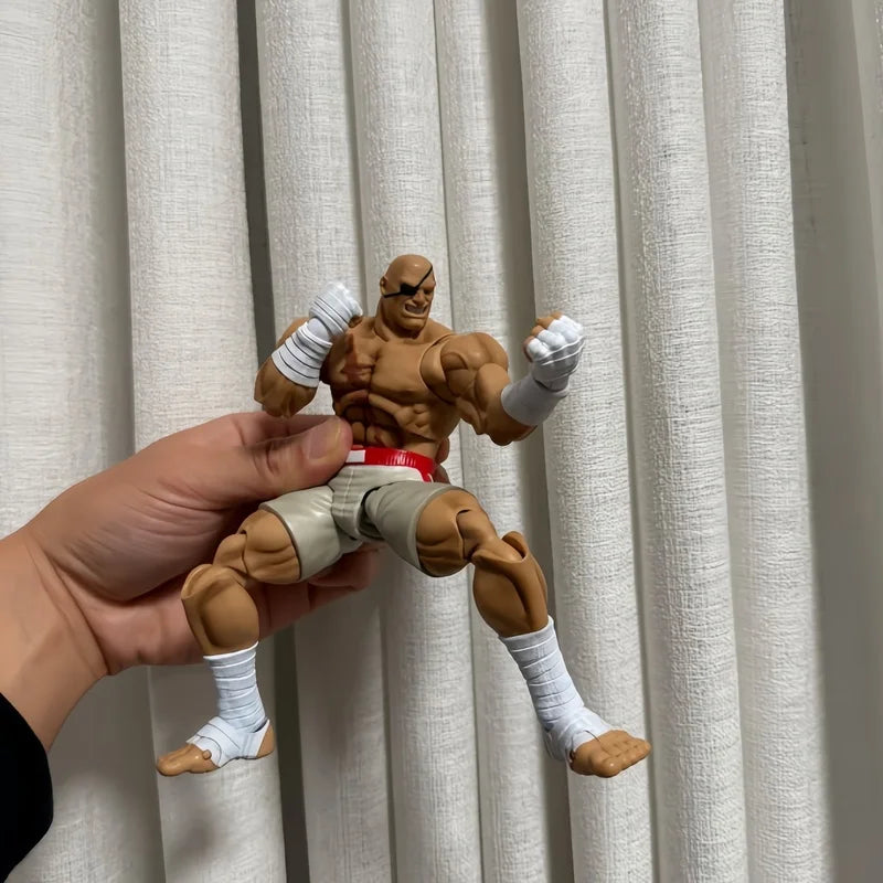 Storm Toys Original Street Fighter Zero 3 Sagat Limited Edition 1/12 Action Figure Model Desktop Collection Ornament Toys Gifts