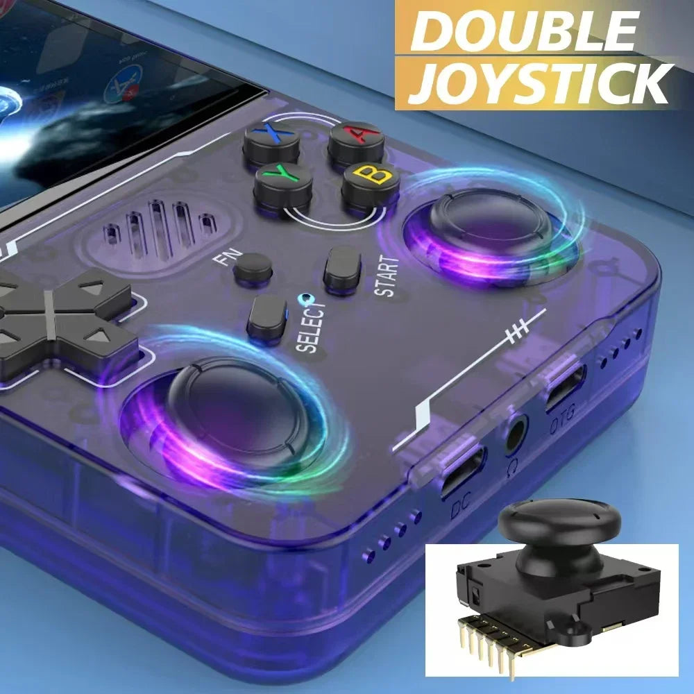 R36S updated R36XX Retro Handheld Game Console Linux ARKOS 3.5Inch IPS Screen