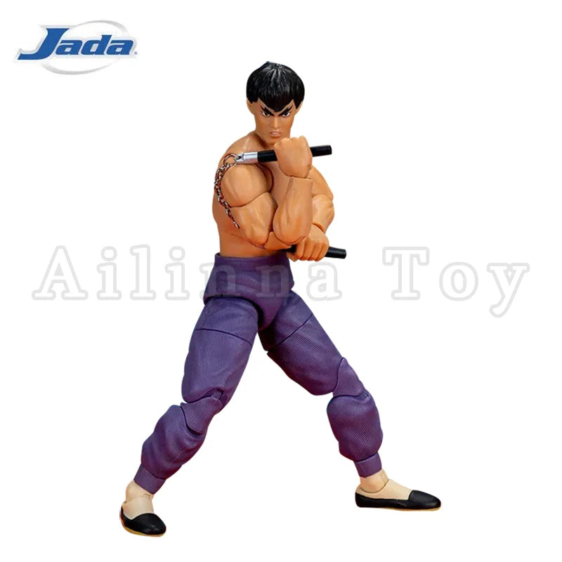 Jada Toys 1/12 6inch Action Figure Ultra Street Fighter II: The Final Challengers Fei Long Exclusive Anime Model