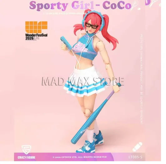 Pre-sale CFTOYS 1/12 US WF26 Exhibition Sports Girl Keke Articulated Action Figure Collectible Ornament Q1 2027