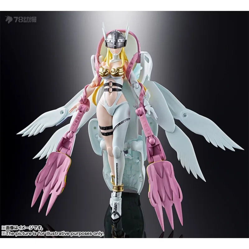 BANDAI Genuine Super Evolution Soul Series Digital Tyrannosaurus Series Angewomon Collection of Transformable Toy Models Gift