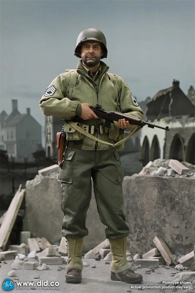 DID A80150 Scale 1/6 WWII U.S. Army Ranger Rescue E Mike Moveable Action Figures For Fan Gift Collect 1/6