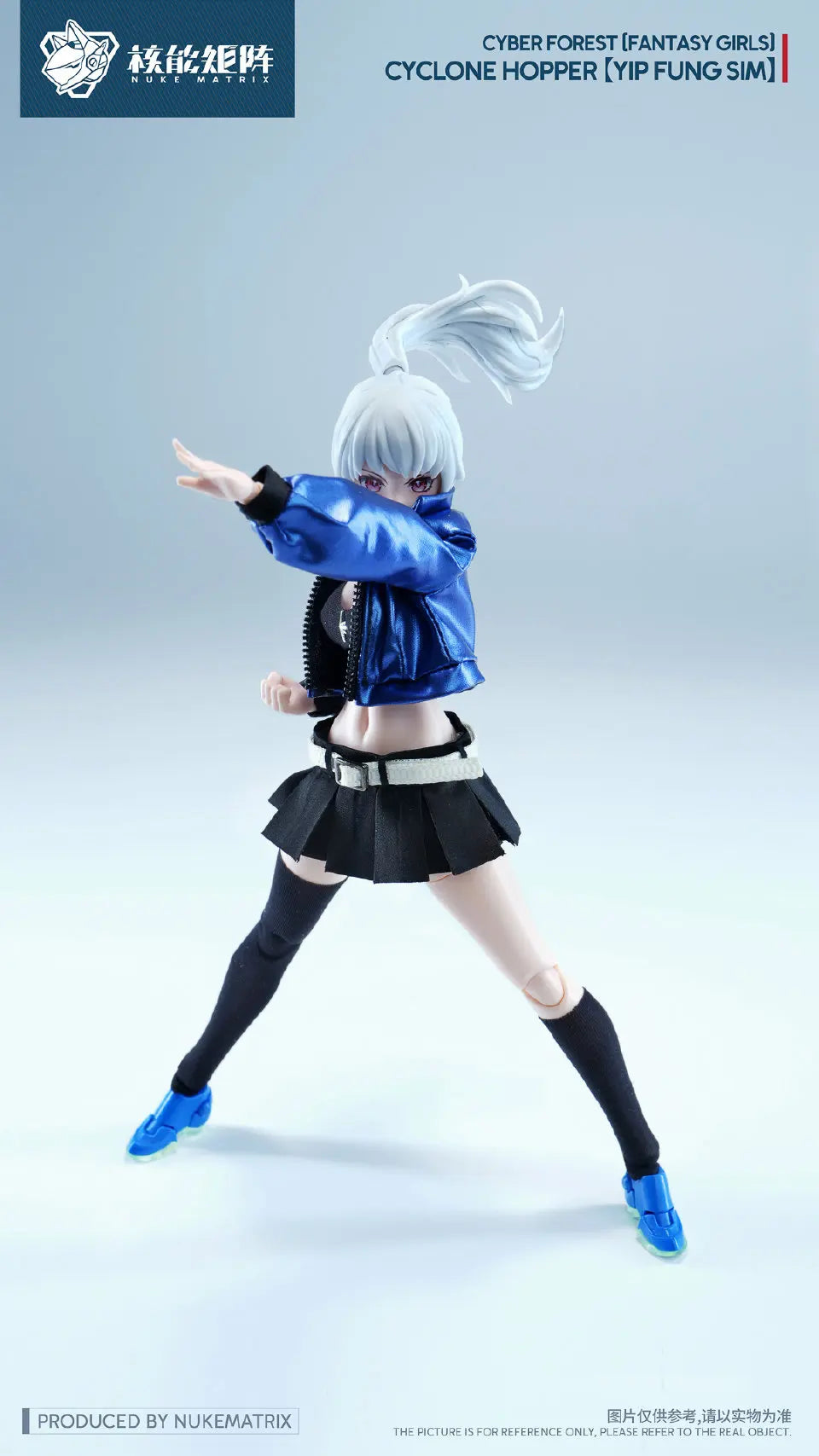 HOT Nuke Matrix Cyber Forest 1/12 Cyclone Hopper Assembled Model Movable Figure Collection Gift