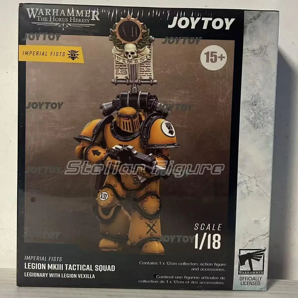 [SF] JOYTOY 1/18 Action Figure Warhammer 40K  Imperial Fists   Legion MkIII Tactical Squad   Prime Model Toy Gift