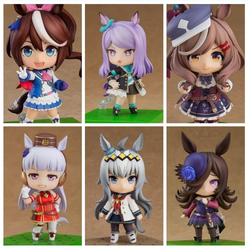 10cmGSC Nendoroid 2151 Rice Shower Uma Musume Pretty Derby Movable Face Plates Cute Poseable Figure Boxed Anime Collectible Fre