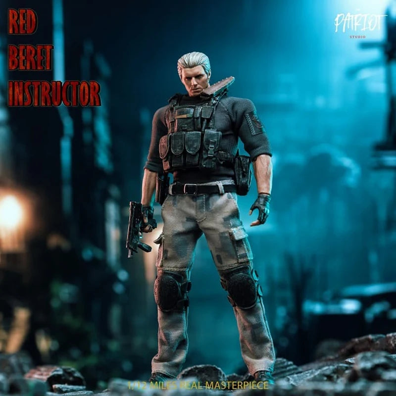 Original Patriot Studio 1/12 Jack Krauser Resident Evil Jack Krauser Red Beret Instructor Type-A In Stock Anime Figures Toy
