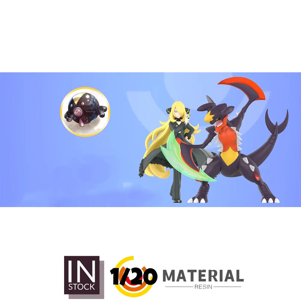 [In Stock] 1/20 Resin Figure [LUCKY WINGS] - Cynthia & Mega Garchomp