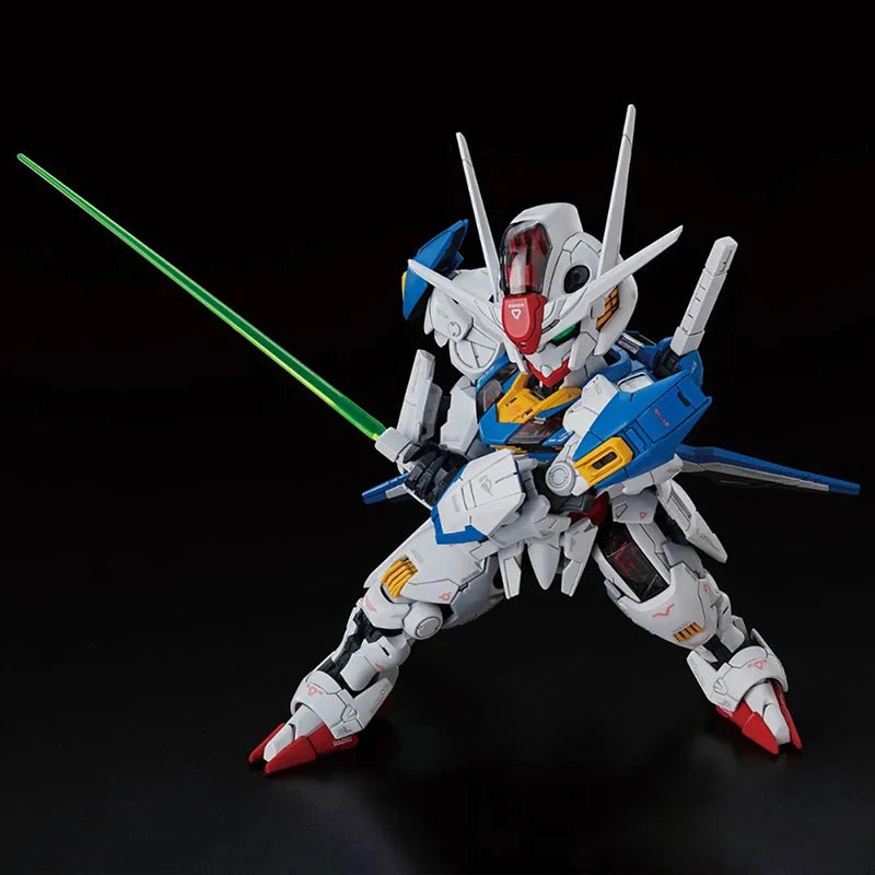 In Stock Genuine Bandai Gundam Model Kit MGSD XVX-016 Gundam Aerial Anime Action Figure Collection Assembly Model Boy Toys Gifts