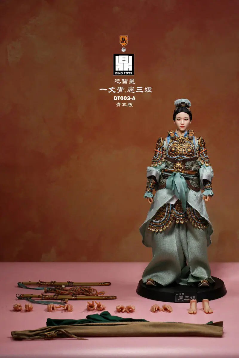 1/6 Scale Yizhang Qing Hu San Niang Martial Prowess 12inch Full Set Action Figure Soldier Height 32CM Mr.Z X DING TOYS DT003 A/B