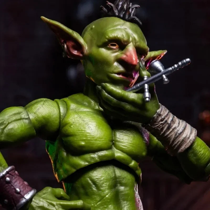 HOPDO TOYS 14cm Goblin Action Figure Mohawk Hairstyle 1/12 Scale Anime Model Toy Doll Gift Collectible Toys Gift