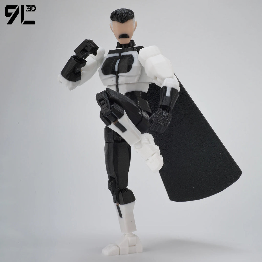 9L3D Dummy13 Unbesiegbarer Omni-Man-Verrat Anime Mehrgelenk-Shapeshift-Spielzeug Kampf-Actionfiguren Freundgeschenk Lucky Titan13