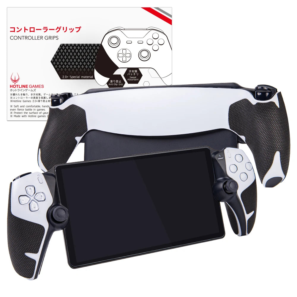 HOTLINE GAMES 2.0 PLUS Controller Grip Tape Compatible with PlayStation Portal Grips,Non-slip,Sweat-Absorbent(Classic Version)