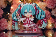 In Stock Original GSC Nendoron#1939 Hatsune 15th Anniversary Ver. 10cm Anime Movable Model Figure