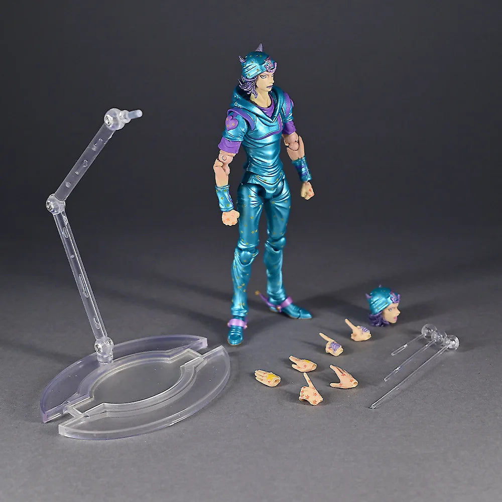 JoJo's Bizarre Adventure Jonathan Joestar Steel Ball Run Articulated Figure Model Statue Collectible Decoration Ornament Toy Gif