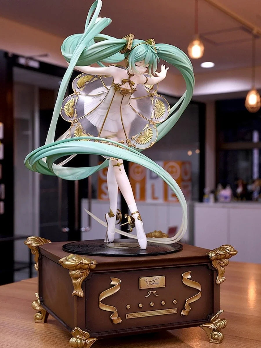 In Stock 2020 Miku Princess 5th Anniversary Anime Hatsune Miku Symphony  Pvc Model Doll Desktop Decoration Model Figure Gift