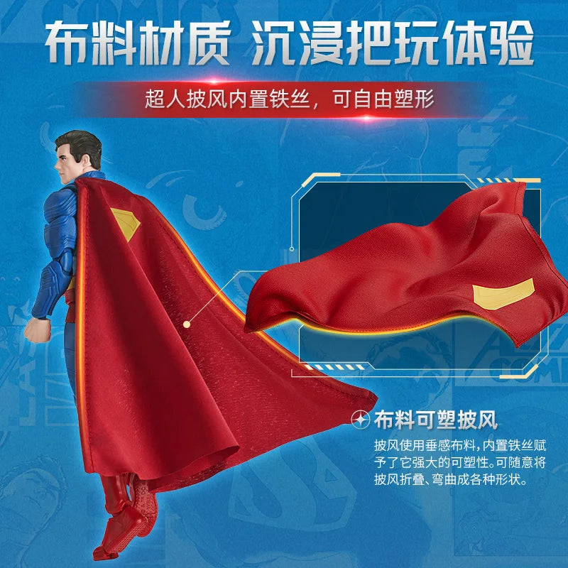 BLOKEES Original NEW Superman 2025 Gunn Superman David DC David Justice League Comics Action Figure Assembled Model Toys Gift