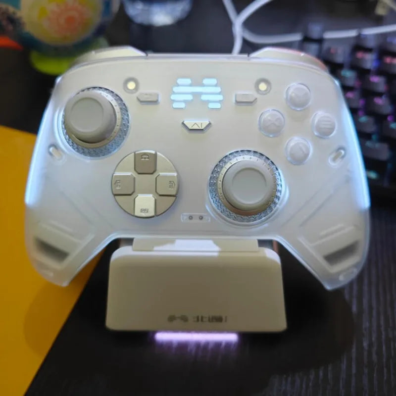 BEITONG KP70 Haptic Vibration Wireless Bluetooth Gamepad Controller for PC Steam Android iOS Switch1/2 with 6 Back Paddles