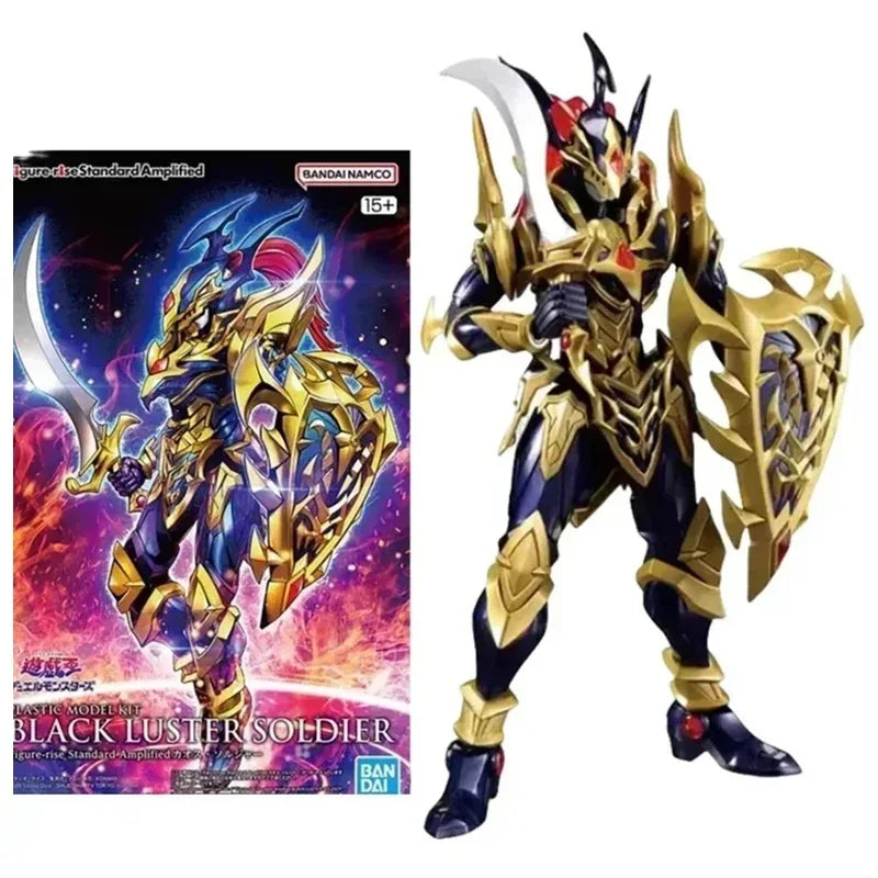 Bandai Original Anime Yu-Gi-Oh! Duel Monsters Figure-rise BLACK LUSTER SOLDIER Actionfigur Bausatz Spielzeug Dekorationen Geschenke