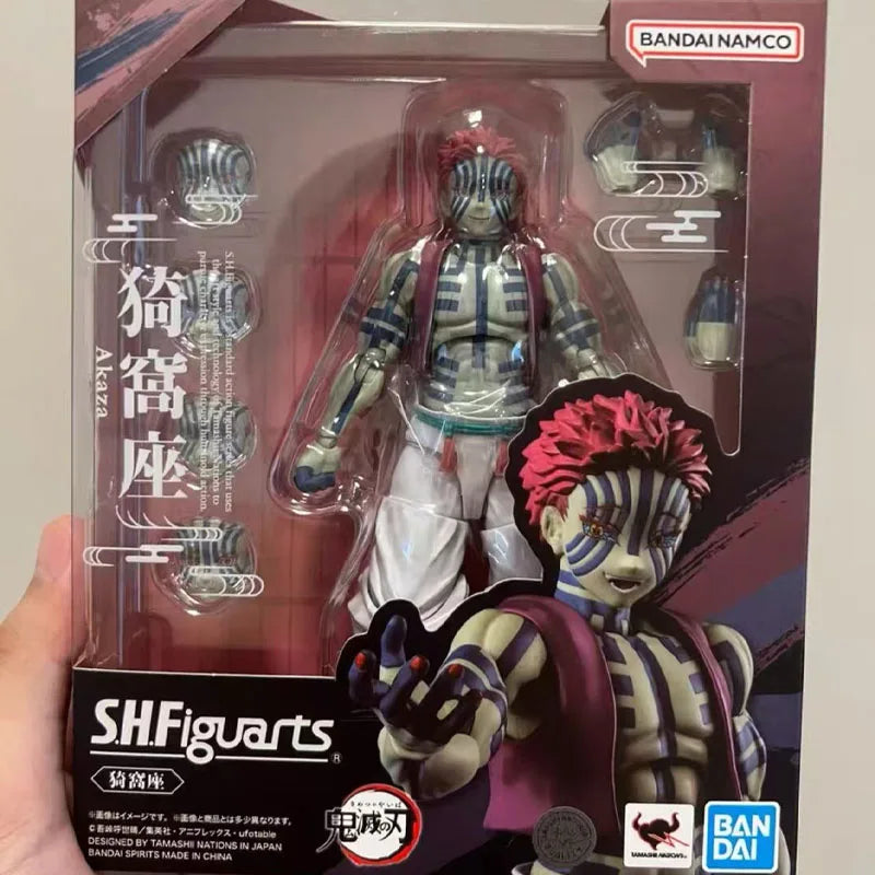 In Stock BANDAI Original Box S.H.Figuarts Demon Slayer Shinobu Kocho SHF Action Figure Model ToyGift for Kid Foam Box Packaging