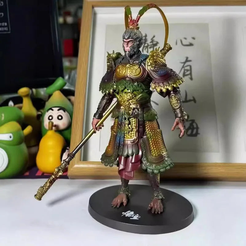 2024 New 21cm Black Myth: Wukong Action Figure Monkey King Bar Wukong Figure Models Statues Toys Room Ornaments Birthday Gift