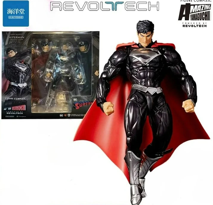 KAIYODO Original Amazing Yamaguchi Style Series Number 027 DC Superman/Black Panther/Wolverine/Supergirl Toy Movable Collection