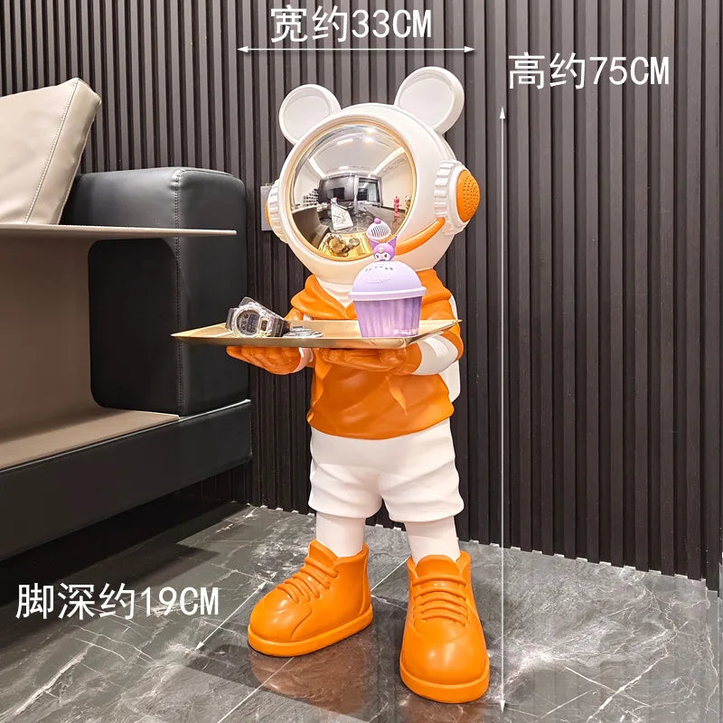 Astronaut Sculpture Luxury Nordic Figurines Large Living Room Aesthetic Home Decor Figurines Art Ornaments Modern Decorative