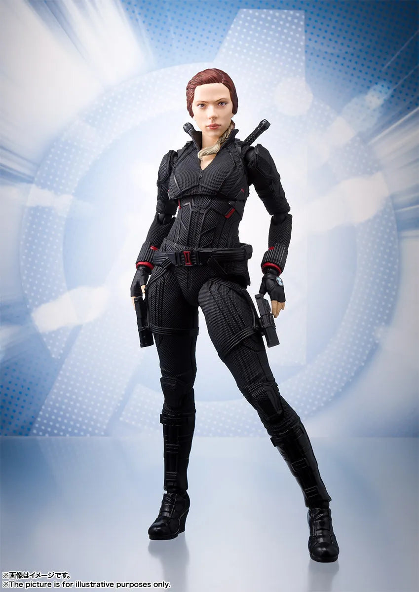 SHF Marvel Black Widow End Game Avengers Natasha Romanoff BJD Action Figures Toys
