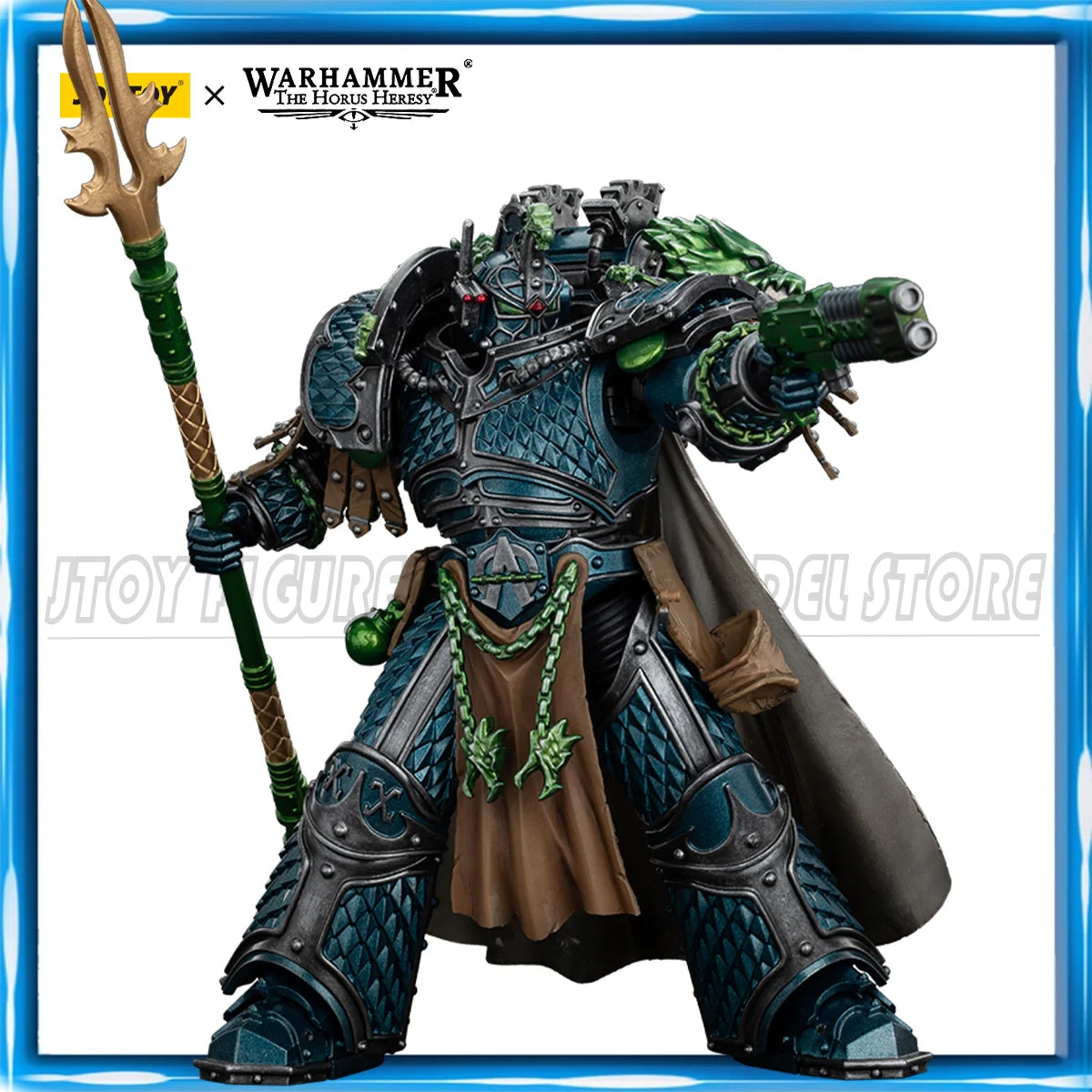 JOYTOY Warhammer 40K 1/18 Action Figure Alpha Legion Alpharius, Primarch of the XXth Legion Anime figures Toys Model