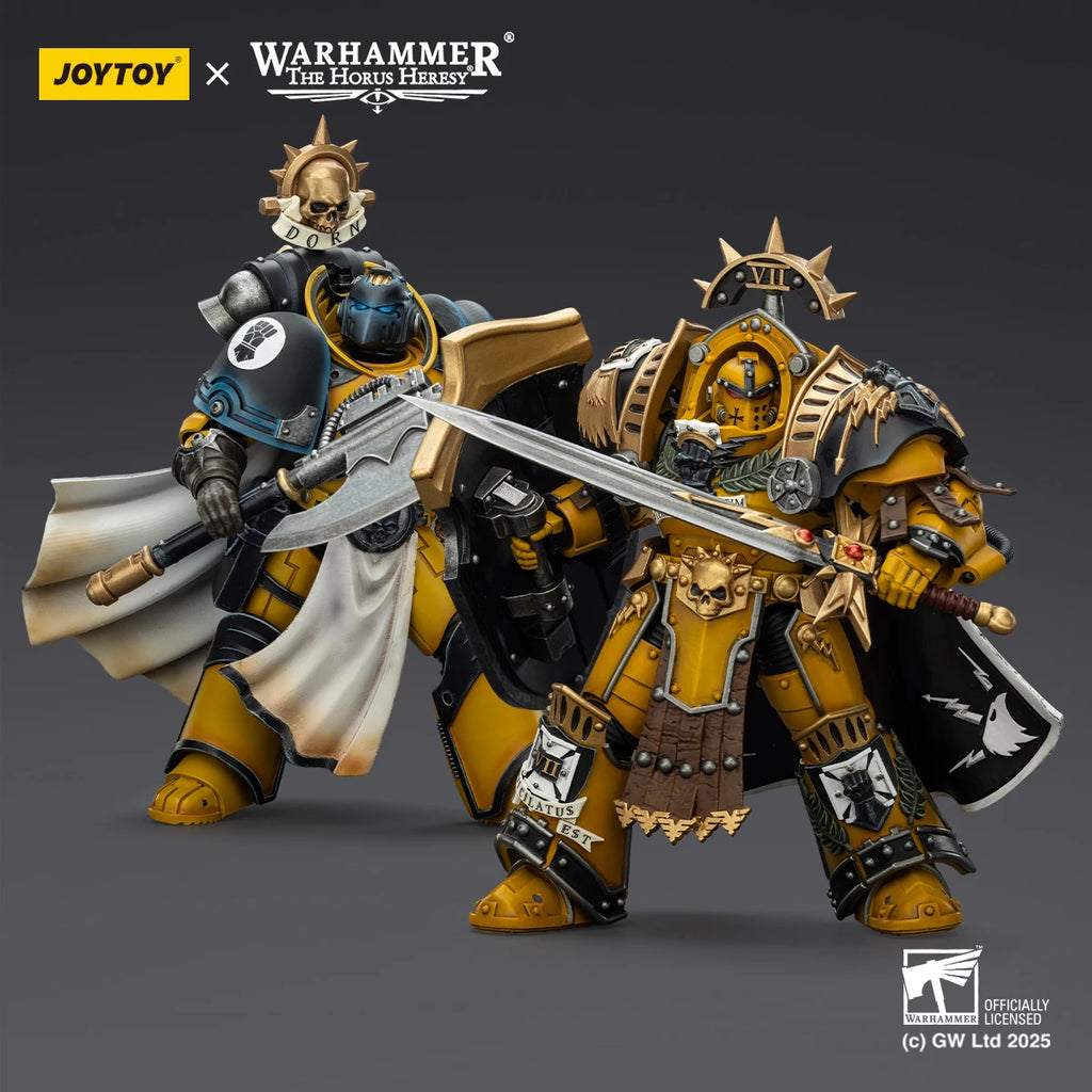 JOYTOY Warhammer 30K Imperial Fists Action Figure 1/18 Legion Praetor Librarian Consul Articulated Action Figurine Collect Toys