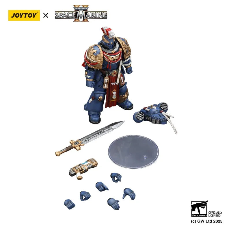 JOYTOY Warhammer 40K Ultramarines Heavy Relic Primus Armor 1/18 Action Figures Heavy Artificer Armor Game Model Collectible Toys