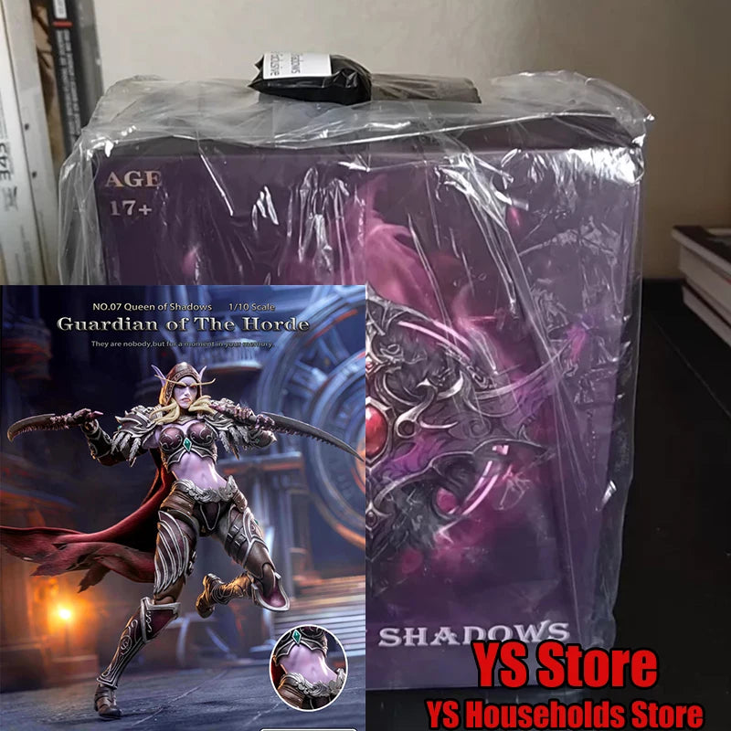 1/10 Scale Guardian of the Horde Mithril Studio No.07 Queen of Shadows Purple Armored 7inch Female Soldier Gifts Collection