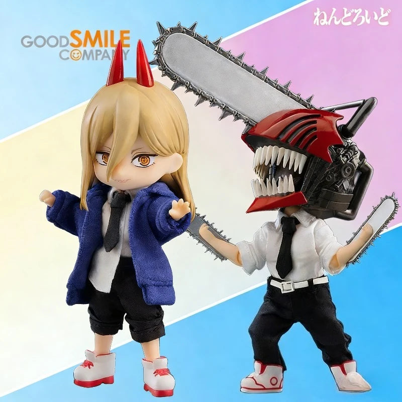 GSC Original Nendoroid Chainsaw Man Series Denji/Power PVC Articulated Collectible Action Figure Display Model Gift for Boys