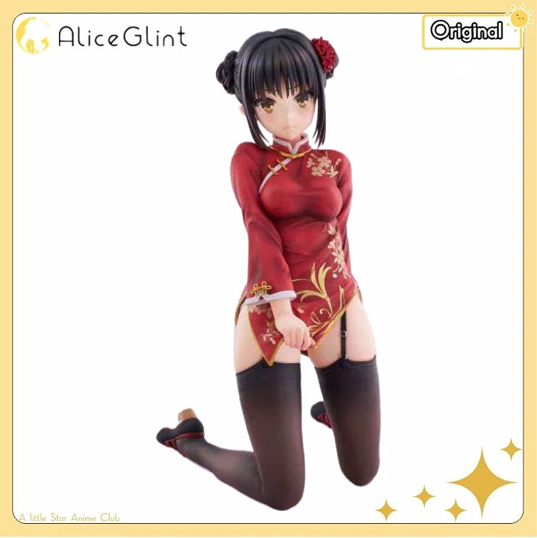 【Pre Sale】Alice Glint Cafe Stella To Shinigami No Chou Shiki Natsume Cheongsam 1/3.5 Scale Anime Figure