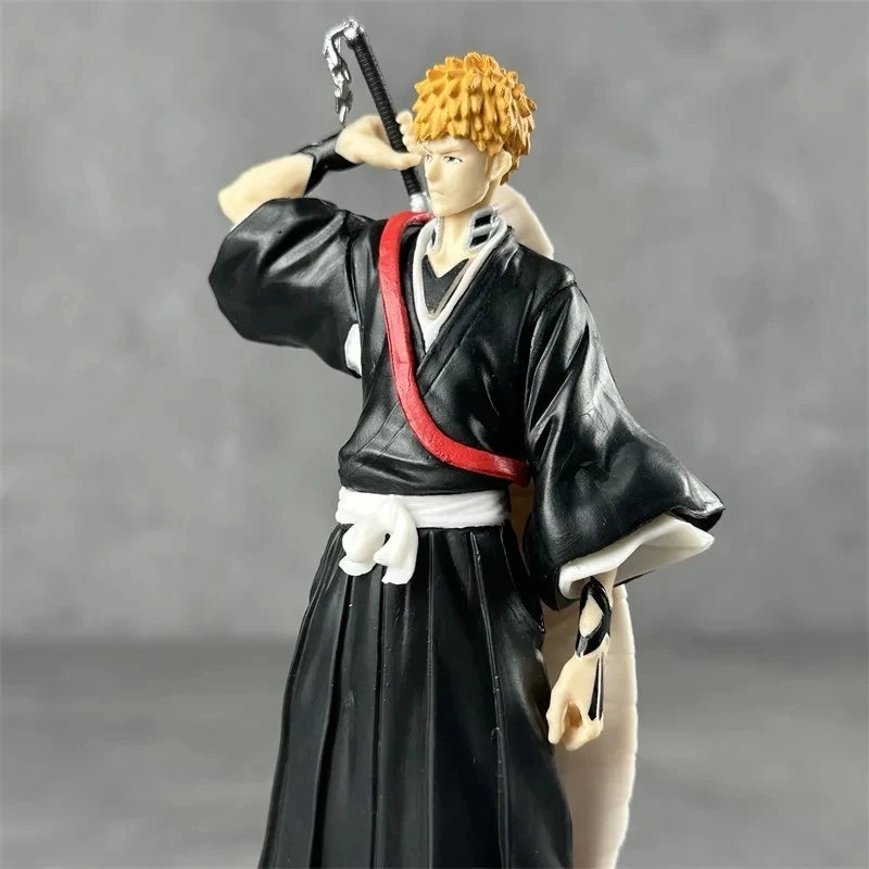19 см Аниме BLEACH Фигурка Куросаки Ичиго Рисувай Меч Зангецу PVC Фигурки Нож Колекция Модел Играчки За Момче Подаръци