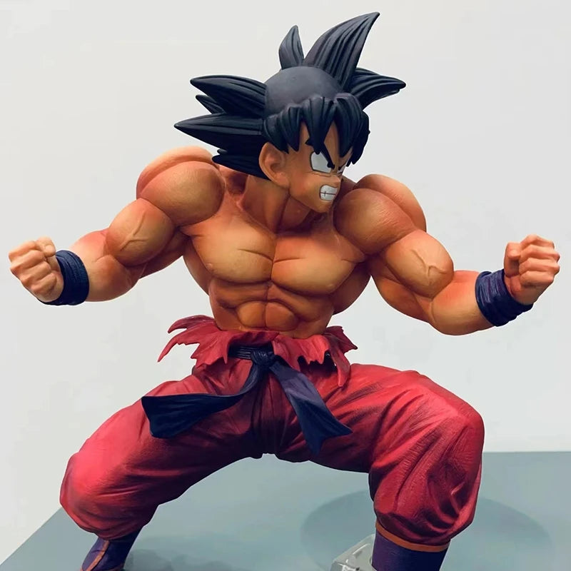 21 см Dragon Ball Z Son Goku Аниме Фигурка Kaioken Екшън Фигурка PVC Статуя Колекция Модел Декорация Орнаменти Играчки Подарък