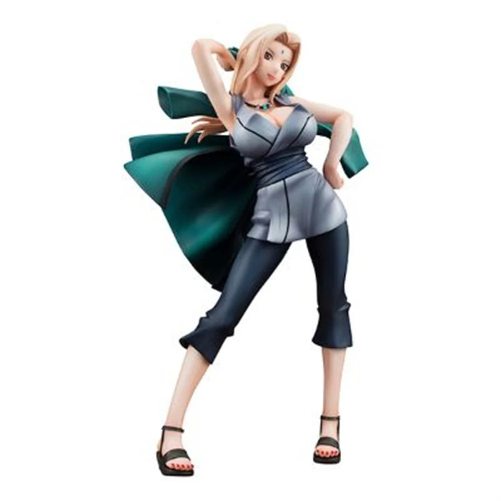 Cute Anime Tsunade PVC Action Figure Game Statue Collectible Sexy Girls Model Toys Doll Gifts 21cm
