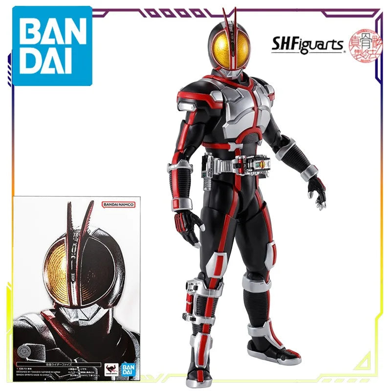 Bandai Original S.H.Figuarts SHINKOCCHOU SEIHOU Kamen Rider 555 Faiz Fully Articulated Action Figure Model Toy Gift for Boys