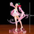 Miku Hatsune Anime Figure Sakura Pink skirt  Princess Anime PVC 20CM Doll Collectible Model Statue Cosplay Gift for Fans