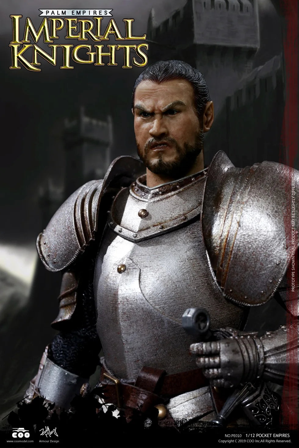 COOMODEL 1/12 Empire in the Palm PE010 Imperial Knight & PE011 Gothic Heavy Knight 6" Action Figures In Stock