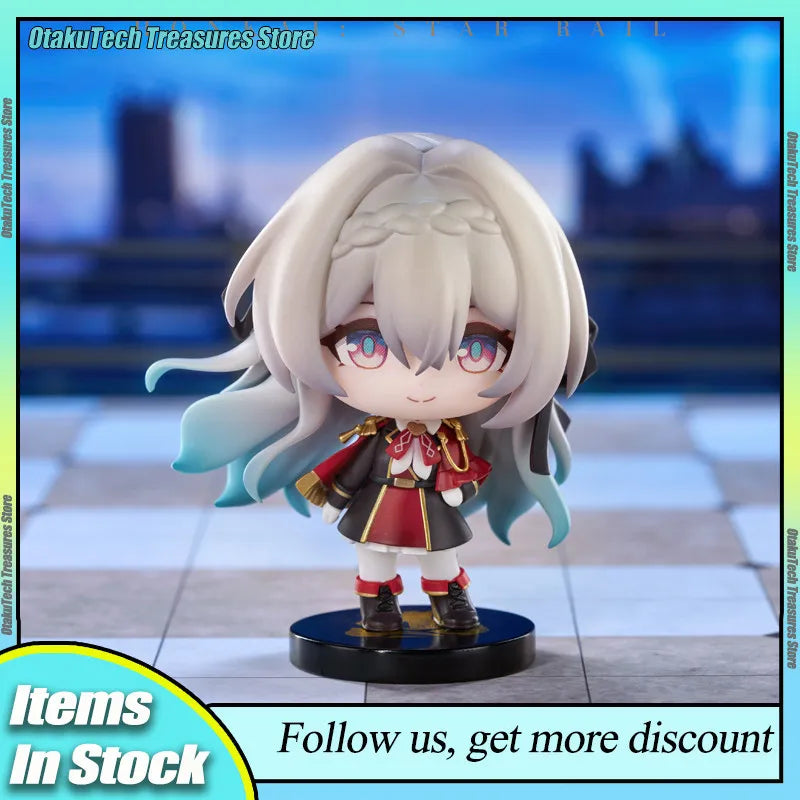 mihoyo Honkai: Star Rail Nameless Guest Medal Series Figures Q-Version Aventurine  Anime Game Collection Jing Yuan Toy Gift