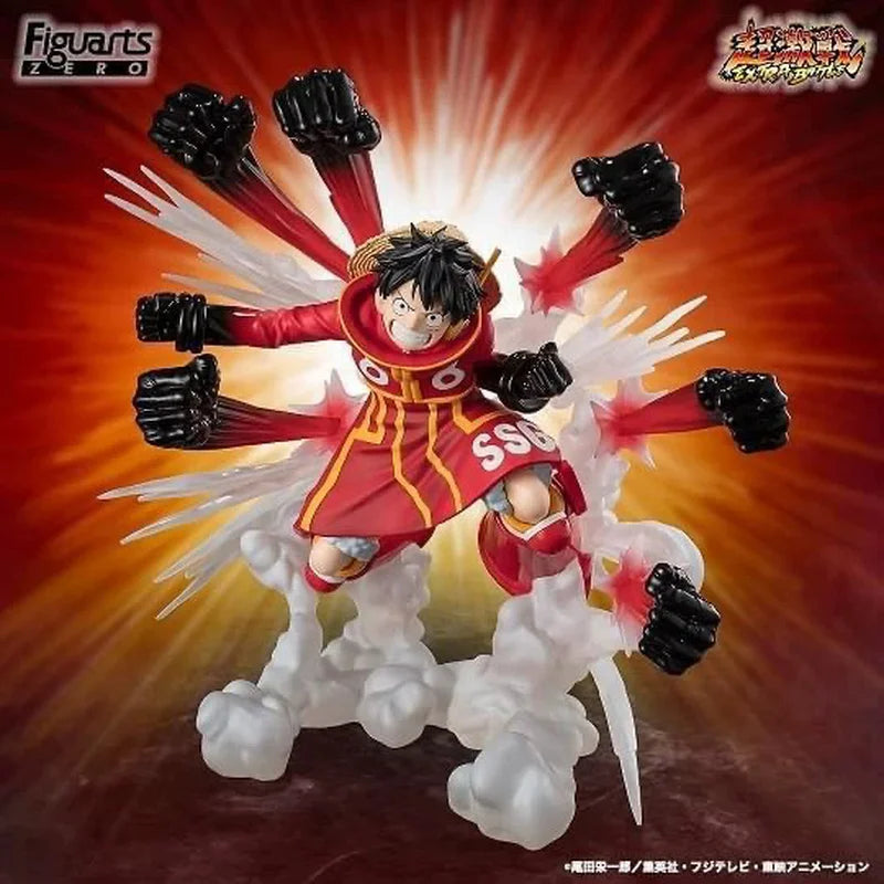 Bandai One Piece Luffy Gum Hawk Gatling Action Figure - Extra Battle Collectible Toy for Boys Anime Figuarts ZERO Handmade