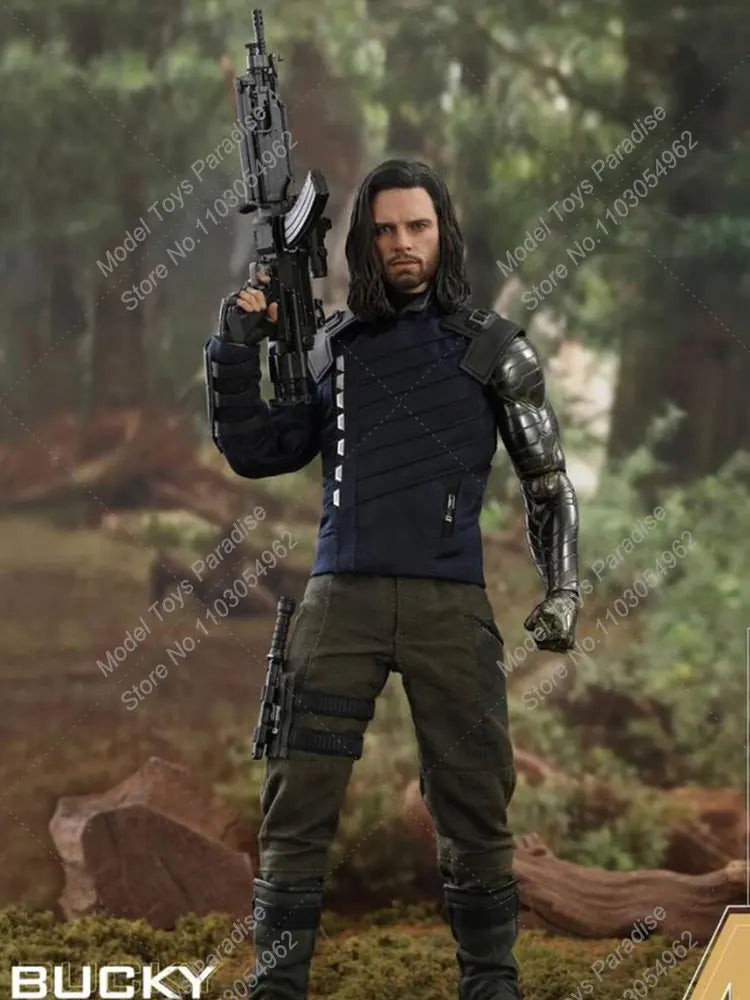 HOTTOYS HT MMS509 1/6 Collectible Winter Soldier 3.0 Avengers：Infinity War Antihero Full Set 12inch Action Figure Model Gifts