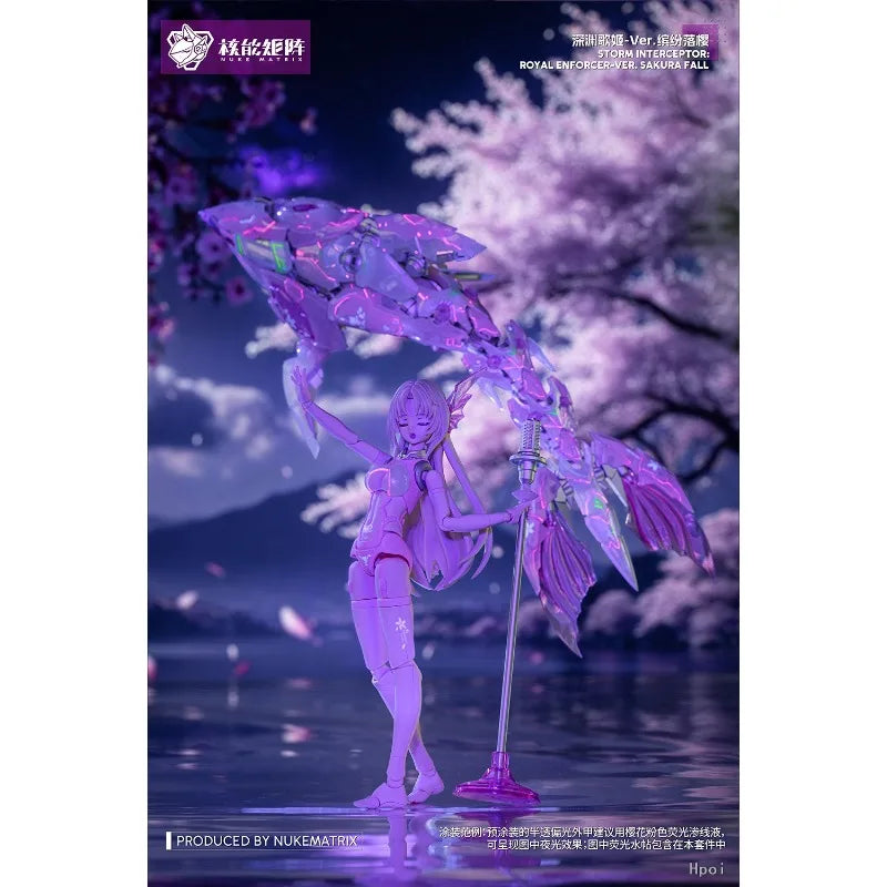 NUKE MATRIX Original Abyss Singer - Falling Cherry Blossoms Limited Edition Assembled Mobile Mother Model Toy Gift in Stock